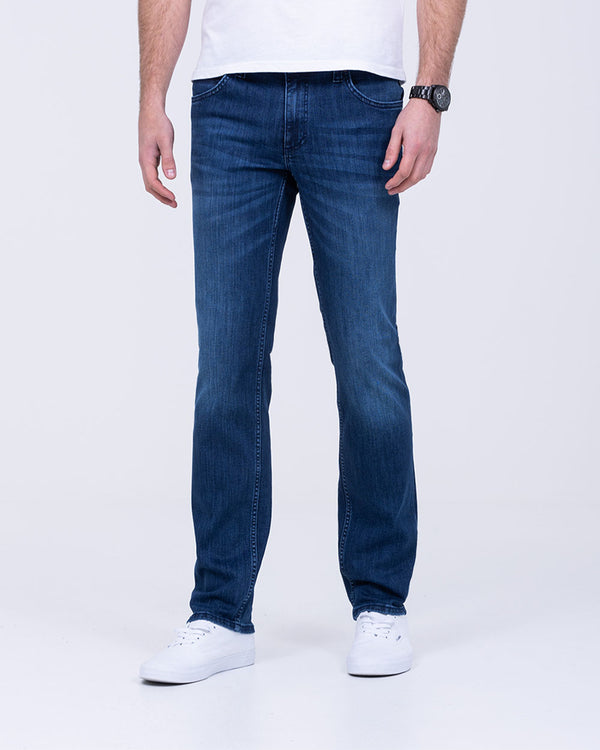 Mustang Tramper Regular Fit Tall Jeans (washed blue)