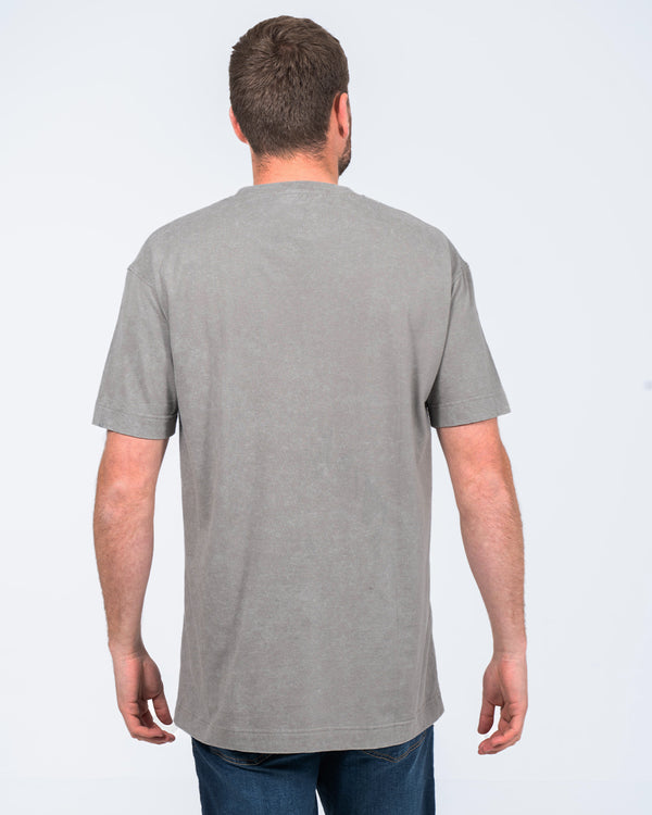 2t Tall Acid Wash Oversized T-Shirt (mid grey)