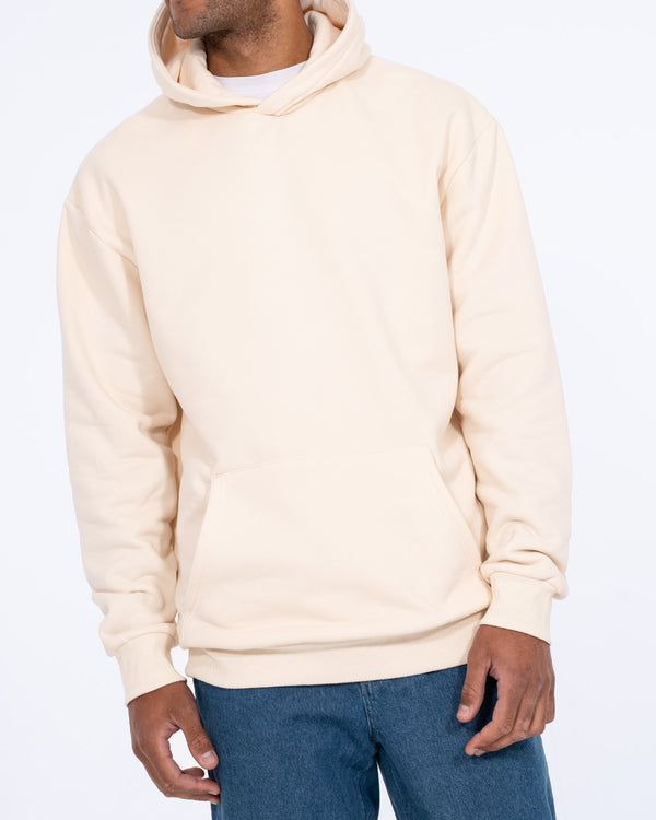 2t Blaine Tall Heavyweight Oversized Hoodie (ecru)