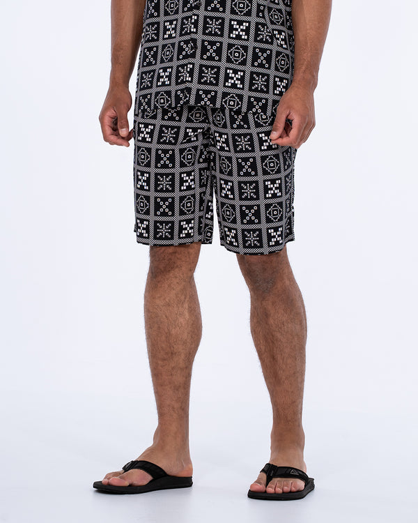 2t Etienne Tall Shorts (black/white)