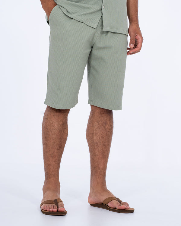 2t Joshua Tall Waffle Shorts (sage)
