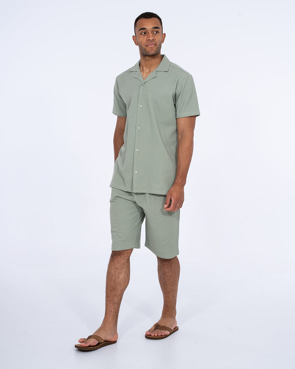 2t Joshua Tall Waffle Shorts (sage)