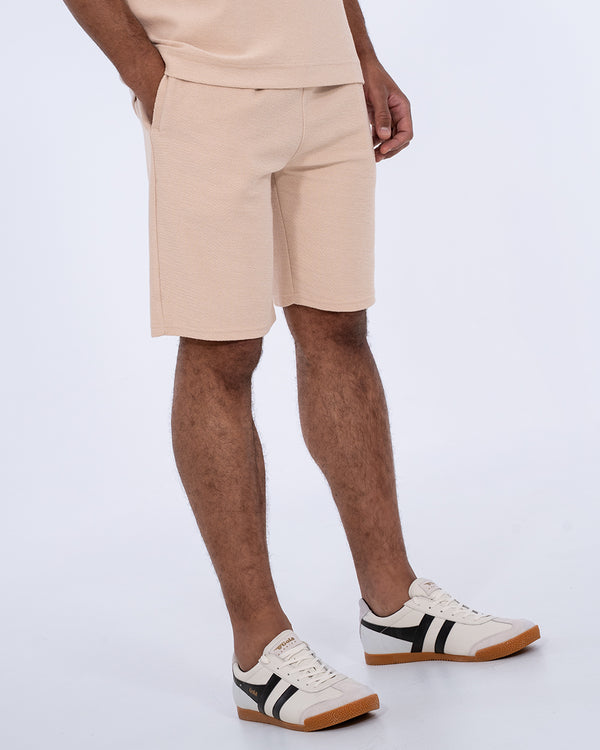 2t Kai Tall Textured Shorts (cement)