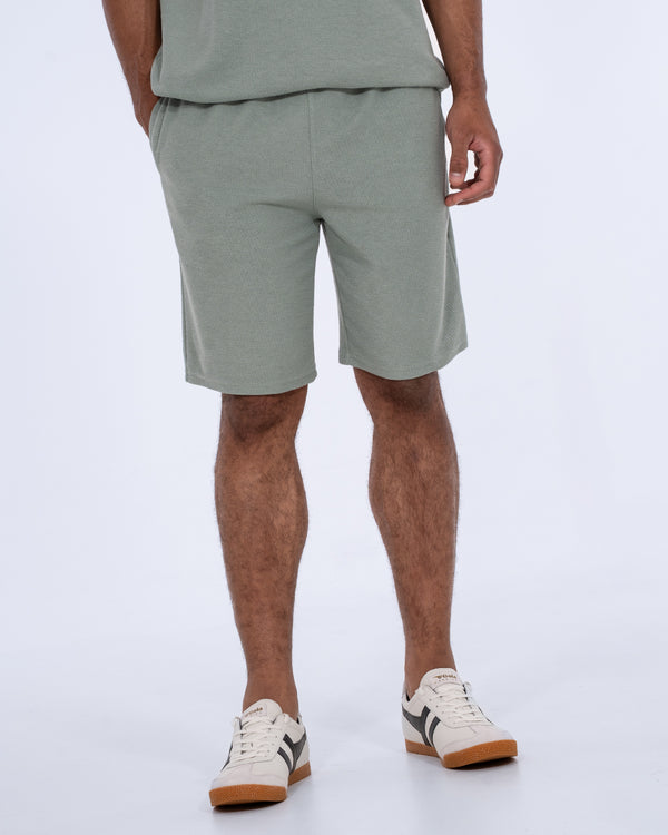 2t Kai Tall Textured Shorts (light teal)