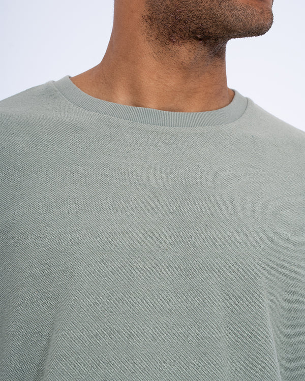 2t Kai Tall Textured T-Shirt (light teal)