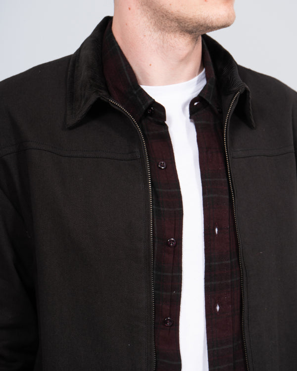 2t Kayden Tall Cord Collar Cotton Jacket (black)