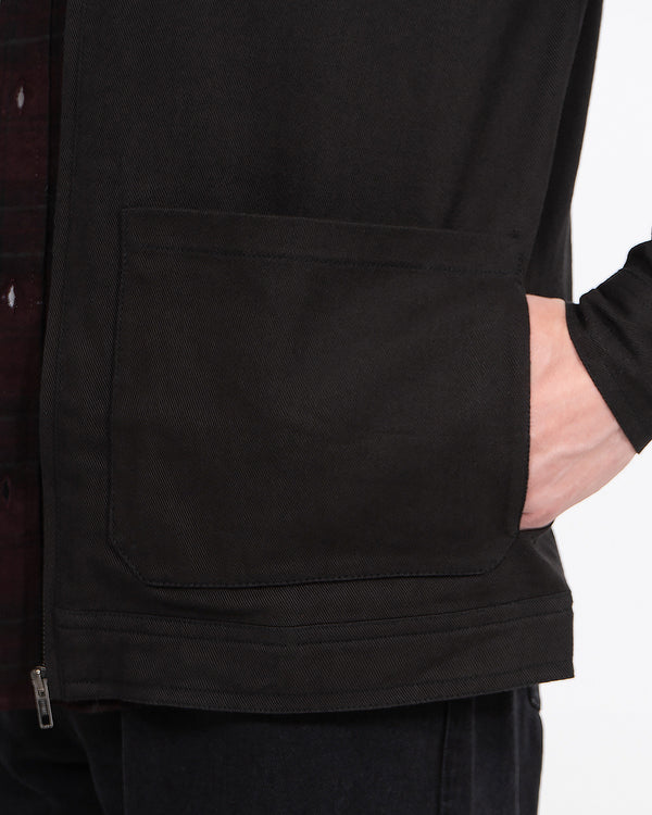 2t Kayden Tall Cord Collar Cotton Jacket (black)