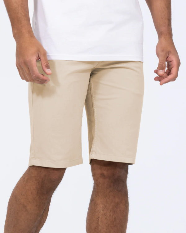 2t Grant Regular Fit Tall Chino Shorts (beige)