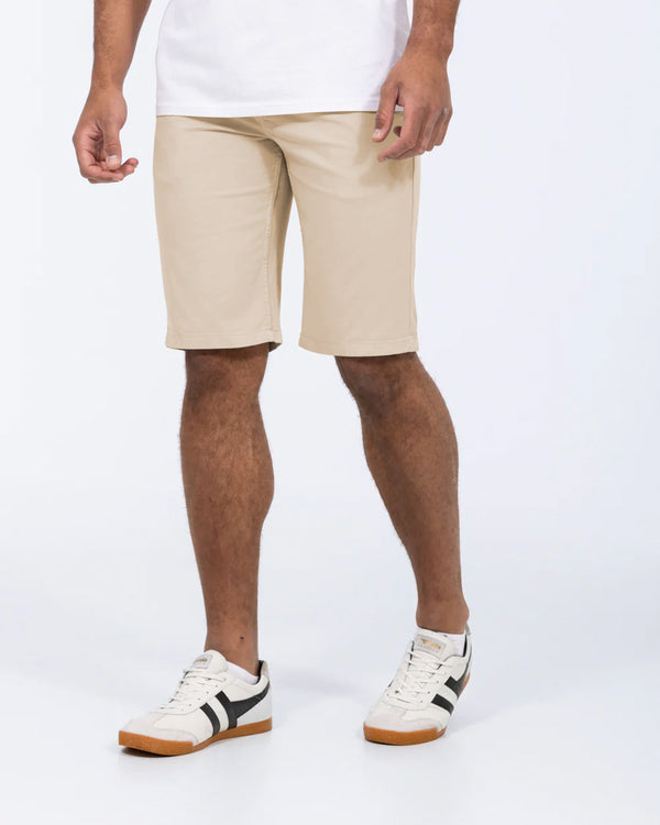 2t Grant Regular Fit Tall Chino Shorts (beige)