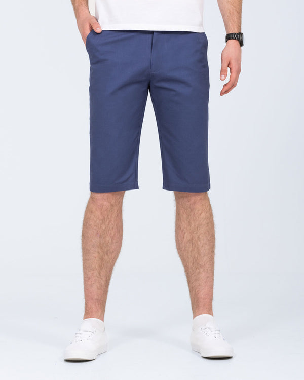 2t Alex Tall Chino Shorts (mid blue)