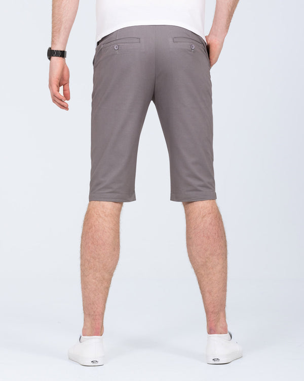 2t Alex Tall Chino Shorts (mid grey)