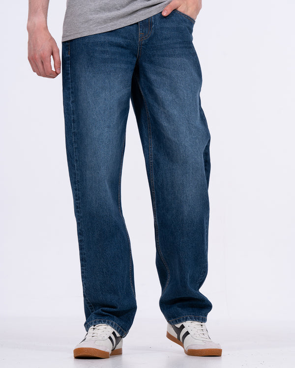 2t Angus Tall Locker sitzende Jeans (mittelblau)