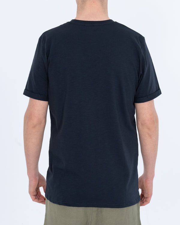 2t Benji Tall Embroidered Pocket T-Shirt (navy)