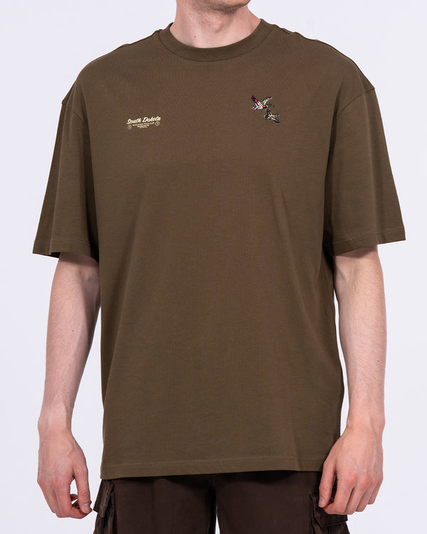 2t Brad Tall Oversized T-Shirt (bedrucktes Moos)