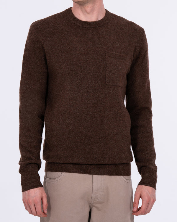 2t Finley Tall Crew Neck Jumper (brown)