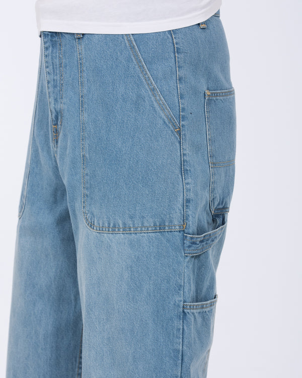 2t Jacob Tall Loose Fit Carpenter Jeans (light wash)