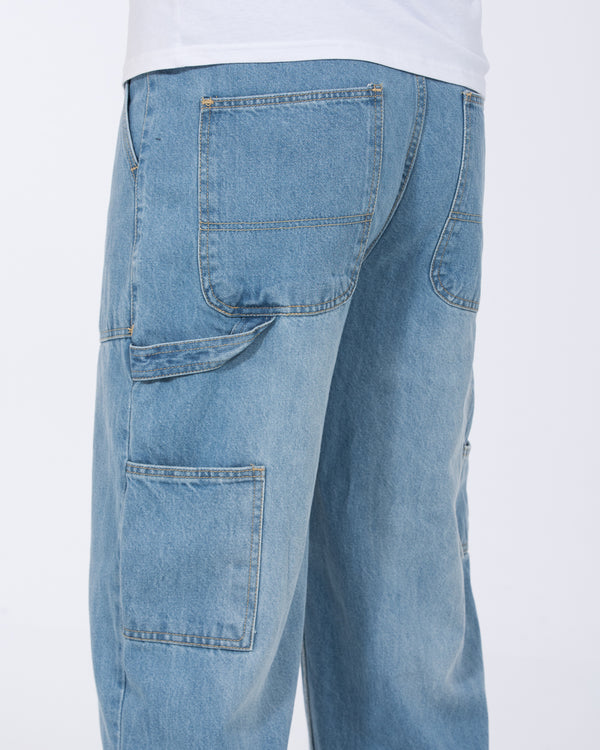 2t Jacob Tall Loose Fit Carpenter Jeans (light wash)