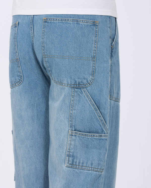 2t Jacob Tall Loose Fit Carpenter Jeans (light wash)