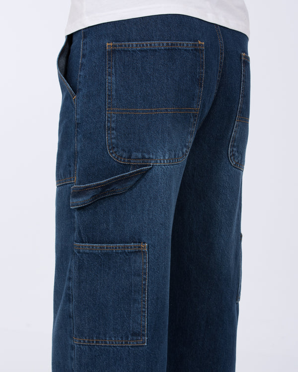2t Jacob Tall Loose Fit Carpenter Jeans (mid wash)