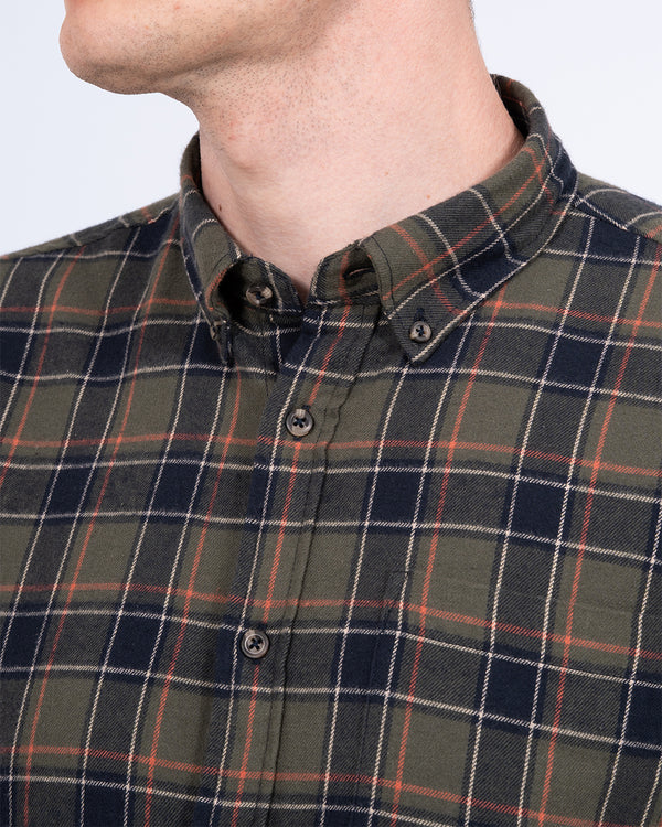 2t Julian Extra Tall Check Shirt (khaki check)