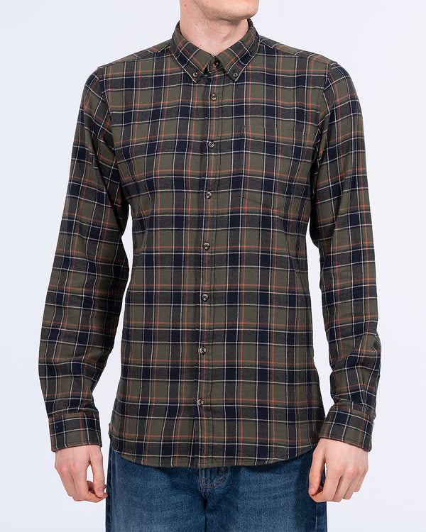 2t Julian Extra Tall Check Shirt (khaki check)