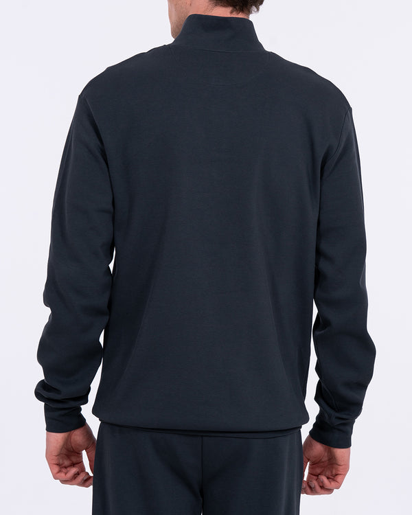2t Loriston Tall Sweatshirt mit Viertel-Reißverschluss (carbon blue)