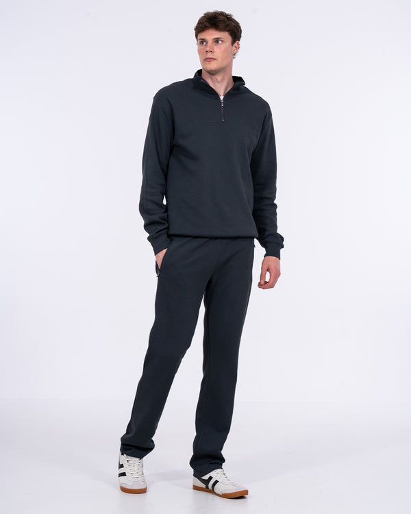 2t Loriston Tall Sweatshirt mit Viertel-Reißverschluss (carbon blue)