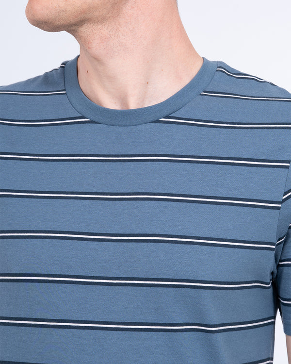 2t Tall Liam Regular Fit T-Shirt (blau gestreift)