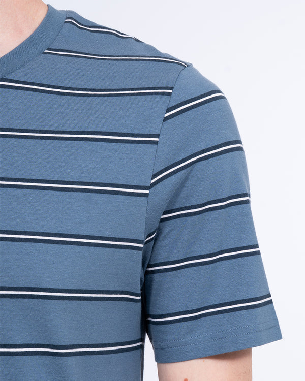 2t Tall Liam Regular Fit T-Shirt (blau gestreift)