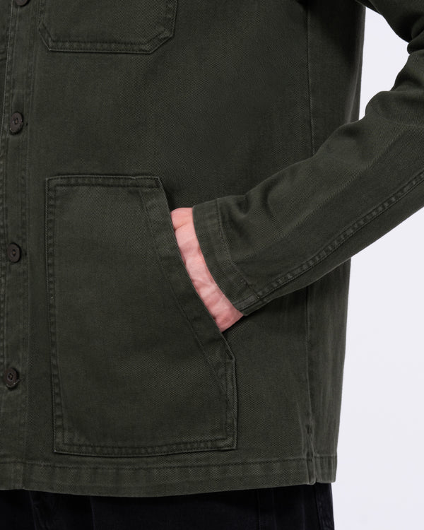 2t Tall Troy Cotton Unlined Shacket (khaki)