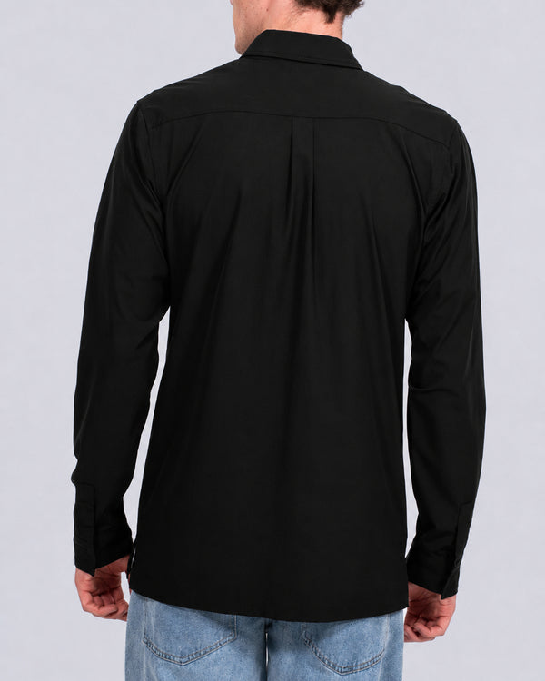 2t Westray Overshirt in Übergröße (Schwarz)