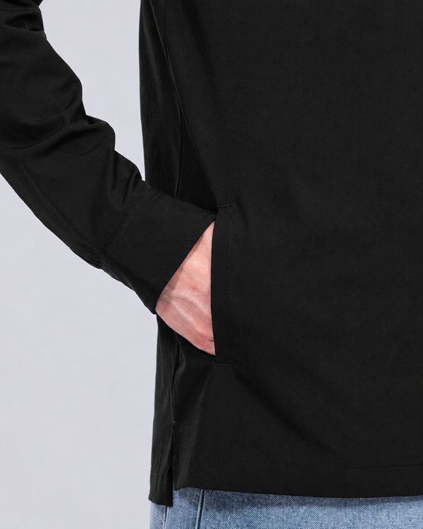 2t Westray Overshirt in Übergröße (Schwarz)
