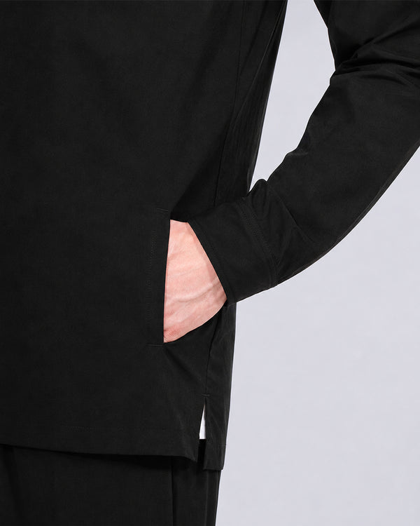 2t Westray Overshirt in Übergröße (Schwarz)