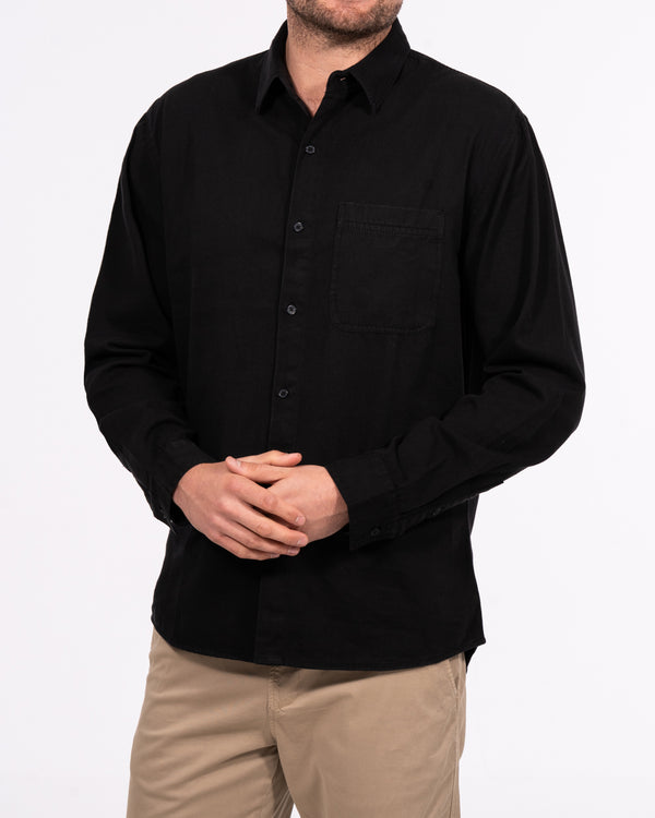 2t Zayne Tall Denim Shirt (washed black)