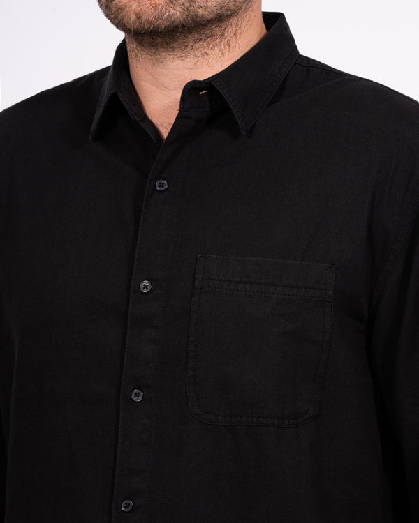 2t Zayne Tall Denim Shirt (washed black)