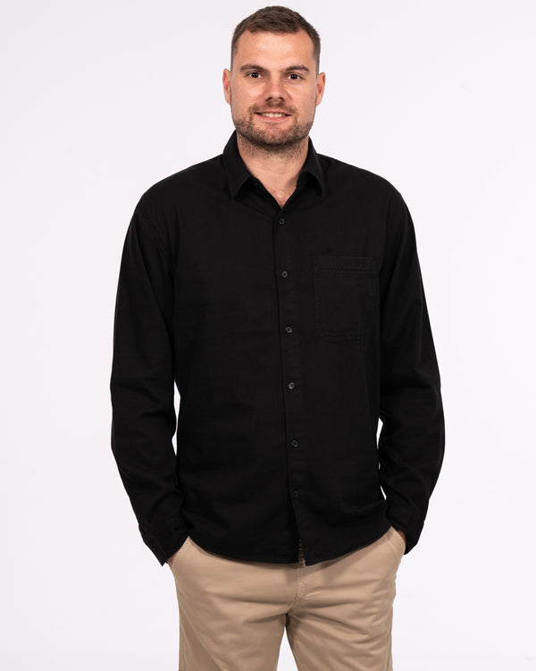 2t Zayne Tall Denim Shirt (washed black)