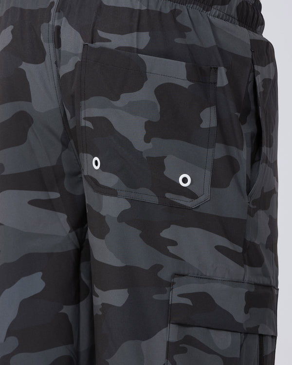 2t Tall Camo Print Swim Shorts (charcoal)