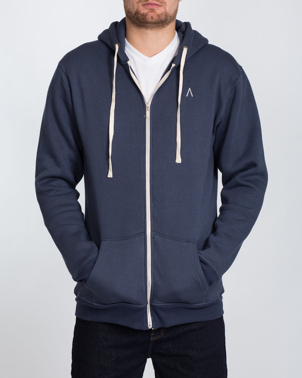 2t Zip Up Tall Hoodie (navy)