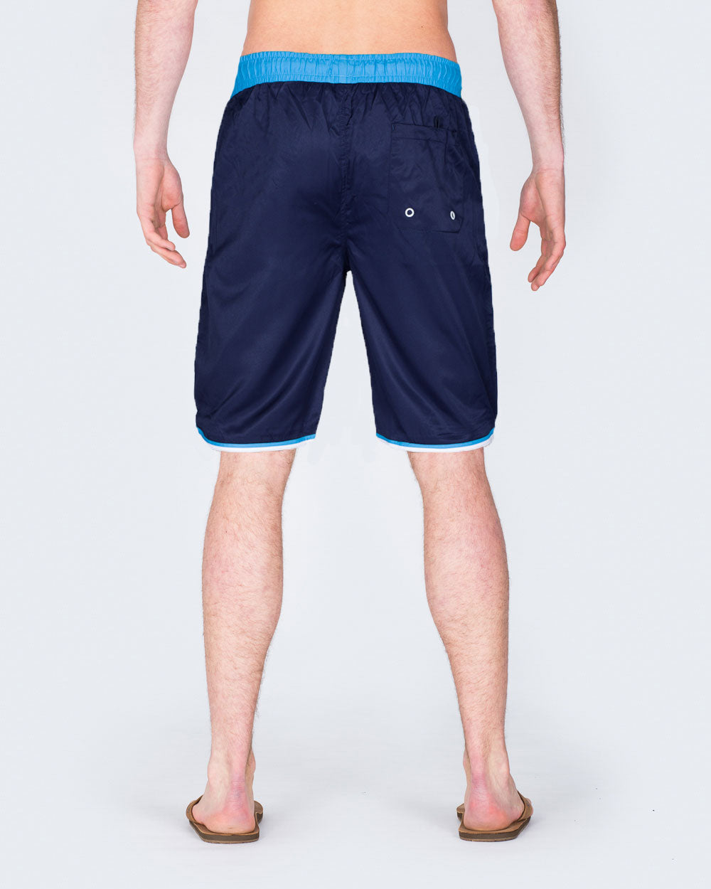 2t Tall Striped Swim Shorts (navy)