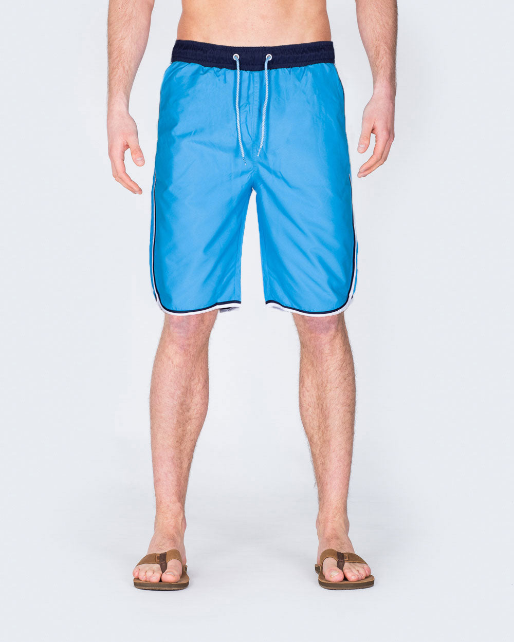 2t Tall Striped Swim Shorts (blue)