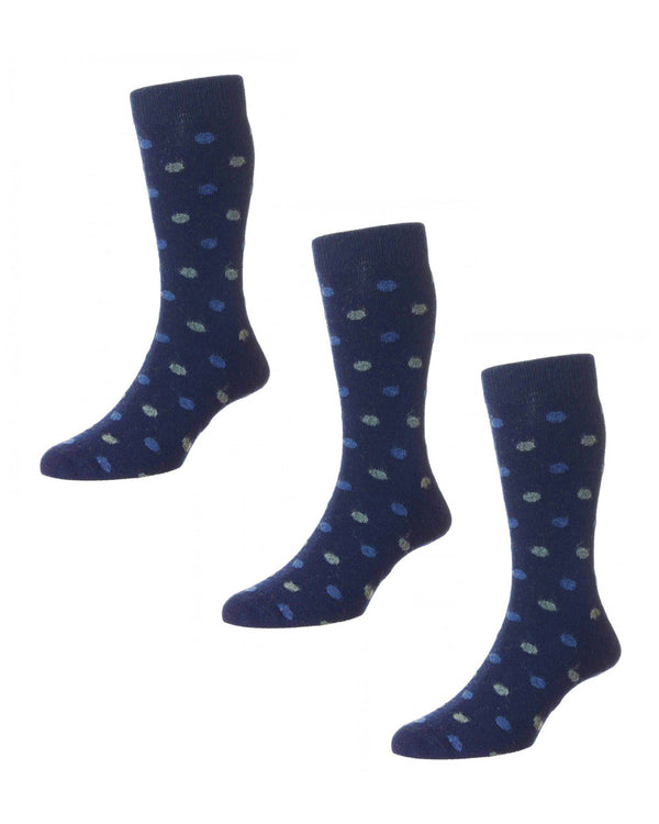 HJ Hall Mannion Merino Wool Socks 3 Pack