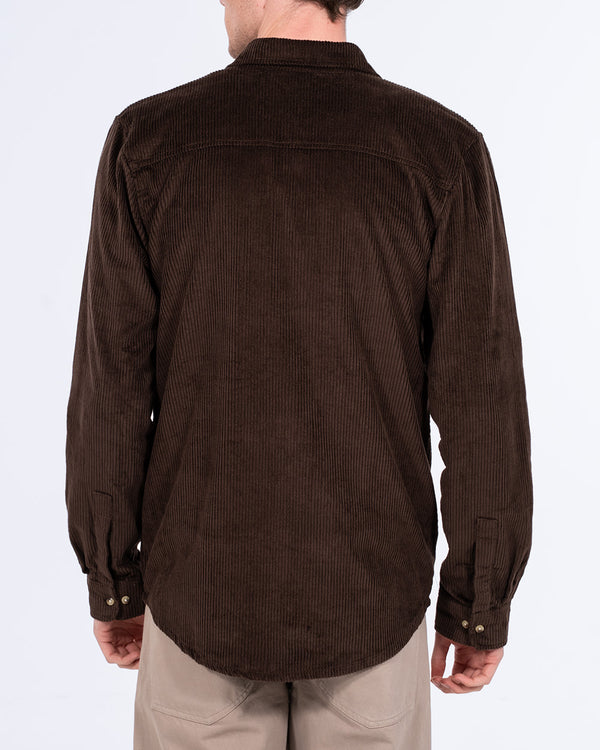 2t Ashgrove Tall Cord Overshirt (chocolate)