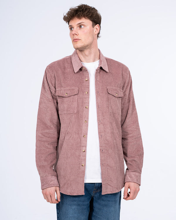 2t Ashgrove Tall Cord Overshirt (mauve)