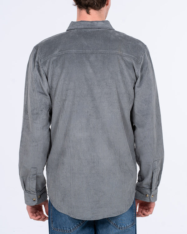 2t Ashgrove Tall Cord Overshirt (titanium blue)