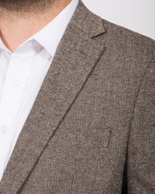 Skopes Jude Tall Blazer (fawn herringbone)