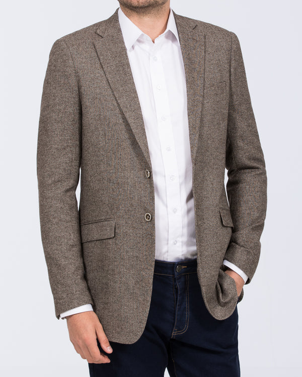 Skopes Jude Tall Blazer (fawn herringbone)