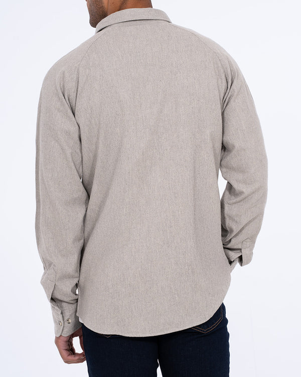 2t Bradley Tall Relaxed Fit Raglan Shirt (grey flannel)