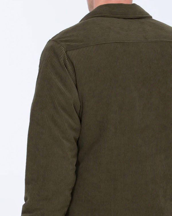 2t Archie Tall Cord Quilted Jacket (khaki)