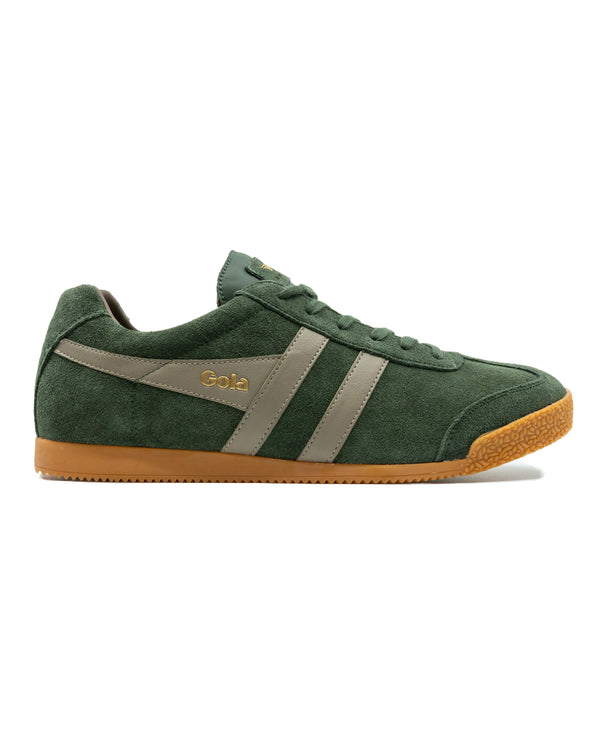 Gola Klassiker Harrier Wildleder (dunkles Khaki/Grau/Otter)