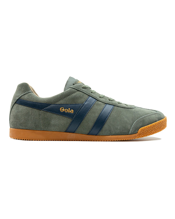 Gola Klassiker Harrier Wildleder (Kiefer/Navy/Kaffee)